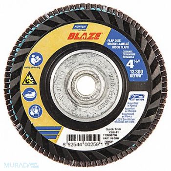 NORTON H5953 Fiber Disc 4 1/2 in Dia 5/8in Arbor, 23Z707