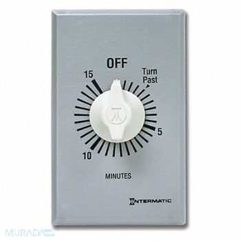 INTERMATIC Spring-Wound Timer 0 to 15 Min Timing, 242A96