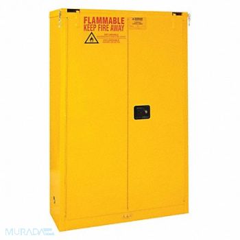 DURHAM MFG Flmmbl Sfty Cbnt Slf-Clsng Door 45 gal., 244N89