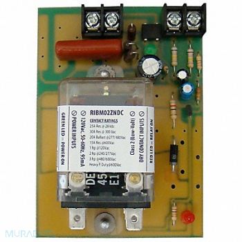 FUNCTIONAL DEVICES INC / RIB Track Mount Relay 30A DPDT 120VAC, 244W54