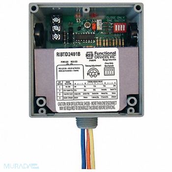 FUNCTIONAL DEVICES INC / RIB Time Dly Rly 20A SPDT 120VAC Dry Contact, 244X58