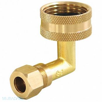 KISSLER CO. INC. Dishwasher Elbow Solid Brass, 244Z77