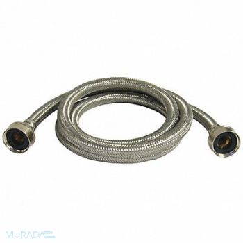 KISSLER CO. INC. Washing Machine Hose Stainless Steel 72, 244Z93