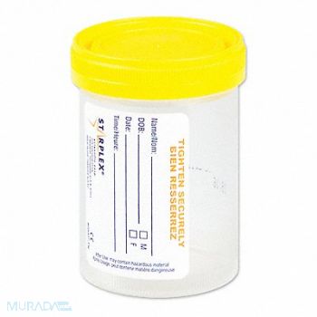 MEDEGEN MEDICAL PRODUCTS Specimen Container 4 oz Narrow PK300, 246A04