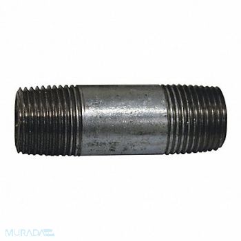 JONES STEPHENS Galvanized Pipe Nipple 1 X 2 In, 248R23