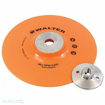 WALTER SURFACE TECHNOLOGIES Backing Pads 7 X 5/8-11, 249J61