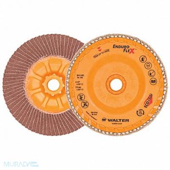 WALTER SURFACE TECHNOLOGIES Fiber Disc 4 1/2 in Dia 5/8in Arbor, 249M10