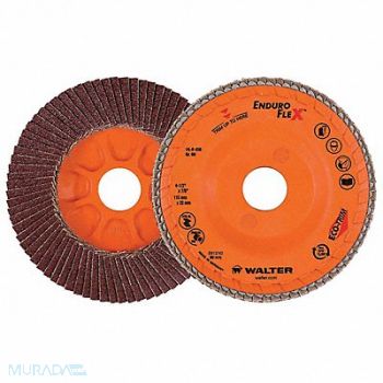 WALTER SURFACE TECHNOLOGIES Fiber Disc 4 1/2 in Dia 7/8in Arbor, 249M20