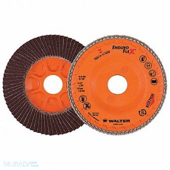 WALTER SURFACE TECHNOLOGIES Fiber Disc 4 1/2 in Dia 7/8in Arbor, 249M22