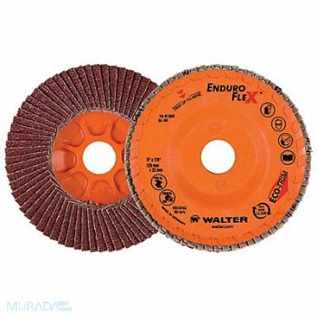 WALTER SURFACE TECHNOLOGIES Flap Disc T27 5 x7/8 40gr, 249M24