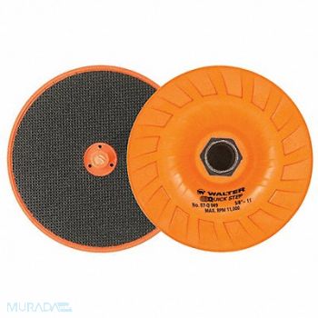 WALTER SURFACE TECHNOLOGIES Quick-Step Backing Padia 4.5 dia 5/8-11, 249P03