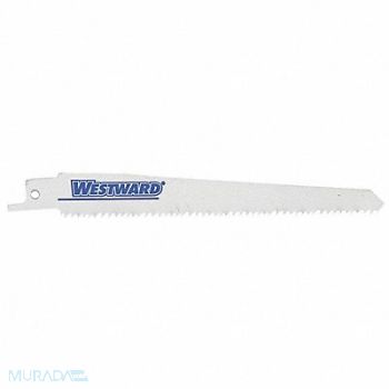 WESTWARD Reciprocating Saw Blade TPI 8/12 PK5, 24A579