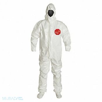 DUPONT Hooded Coverall Socks/Boot Flaps M PK6, 29EX05