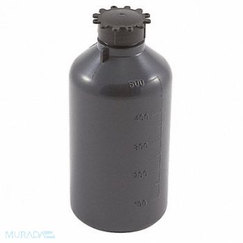 DYNALON Bottle 500mL Plastic Narrow PK25, 24AM94