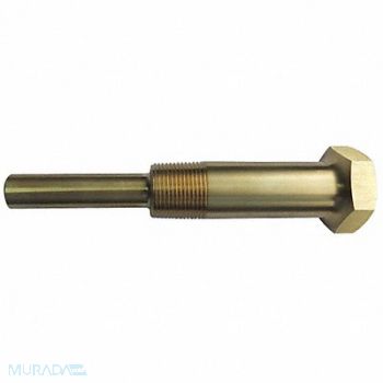 GRAINGER APPROVED Industrial Thermowell Lagging Brass, 24C487