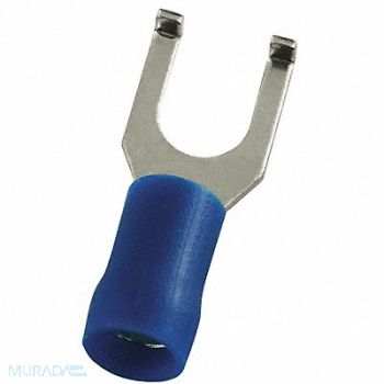 POWER FIRST Fork Terminal Tin Copper Blue PK100, 24C933