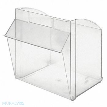 QUANTUM STORAGE SYSTEMS Tip-Out Bin for MfrNo QTB301 Clear, 24D264