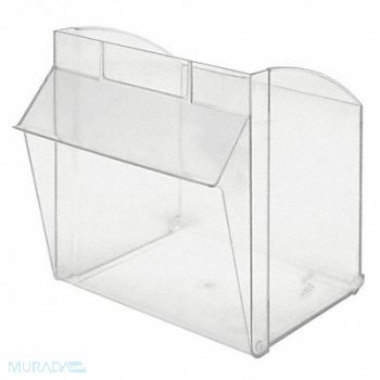 QUANTUM STORAGE SYSTEMS Repl. Bin Cup for Mfr No QTB302 Clear, 24D265