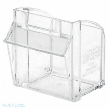 QUANTUM STORAGE SYSTEMS Repl. Bin Cup for Mfr No QTB309 Clear, 24D270