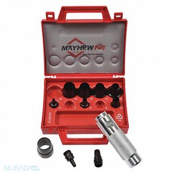 MAYHEW PRO Hollow Punch Set Not Tether Capable, 24D584