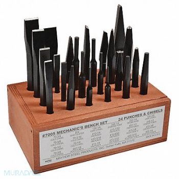 MAYHEW PRO Punch and Chisel Set 24 Pieces, 24D636