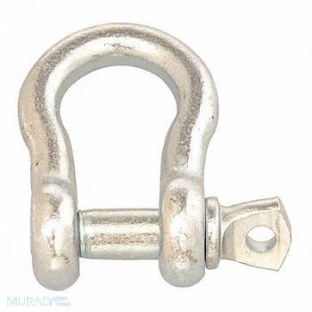 CAMPBELL 3/4In Screw Pin Anchor Shackle Zinc Pl, 24E788