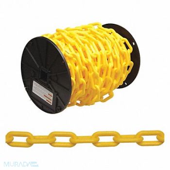 CAMPBELL No.8 Plastic Chain Yellow 60Ft Per Reel, 24F332