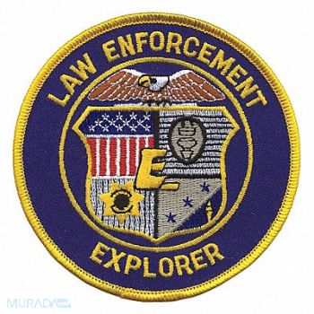 HEROS PRIDE Embrdrd Patch Law Enforcement Explorer, 24GR41