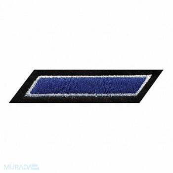 HEROS PRIDE Embrdrd Patch Hashmark Ryl/Wht/Black Flt, 24GR48