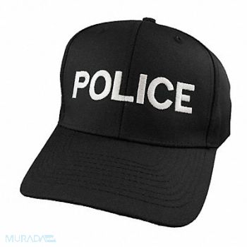 HEROS PRIDE Police Hat Brim Black/White Universal, 24GR65