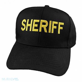 HEROS PRIDE Sheriff Hat Brim Black Universal, 24GR67