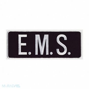 HEROS PRIDE Embrdrd Patch E. M. S. Wht/Midnight Navy, 24GR82