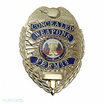 HEROS PRIDE Metal Badge Concealed Weapons Permit, 24GT05