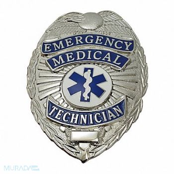 HEROS PRIDE Metal Badge Emergency Medical Tech Nckl, 24GT12