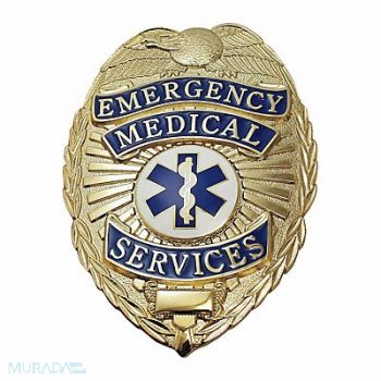 HEROS PRIDE Metal Badge Emergency Medical Gold, 24GT13