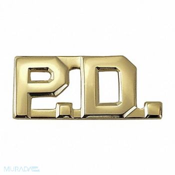 HEROS PRIDE Metal Rank Insignia P.D. Gold PR, 24GT21