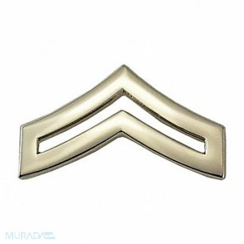 HEROS PRIDE Metal Rank Insignia CPL. Chevron Nckl PR, 24GT50