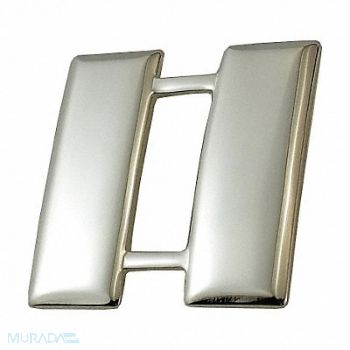 HEROS PRIDE Metal RnkInsignia Capt. Bars - Smooth PR, 24GT58