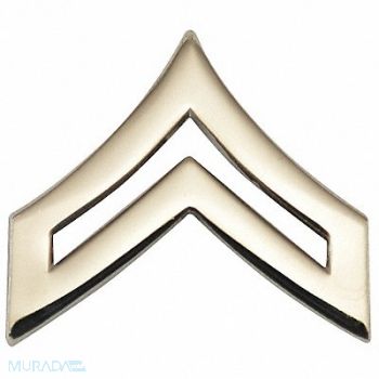 HEROS PRIDE Metal Rank Insignia CPL. Chevron Nckl PR, 24GT70