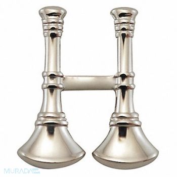 HEROS PRIDE Metal Rank Insignia Fire Bugles Nckl PR, 24GT76