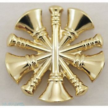 HEROS PRIDE Metal Rank Insignia Fire Bugles Gold PR, 24GT83