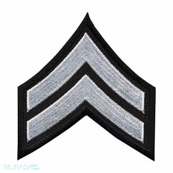 HEROS PRIDE Embroidered Patch CPL White on Black PR, 24GT96