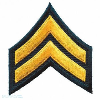 HEROS PRIDE Embrdrd Patch CPL Summer Gold on Blck PR, 24GT99