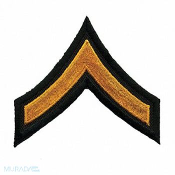 HEROS PRIDE Embrdrd Patch PFC Summer Gold on Blck PR, 24GU01