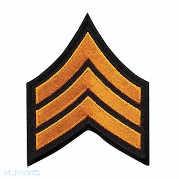 HEROS PRIDE Embroidered Patch SGT Dark Gold/Black PR, 24GU05