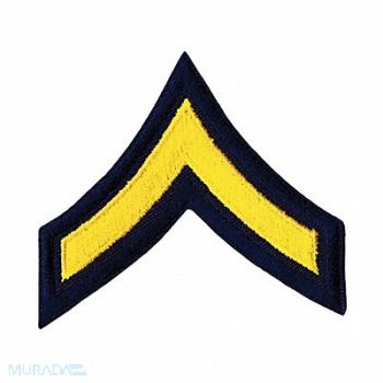 HEROS PRIDE Embrdrd Patch PFC Med Gold/Navy Blue PR, 24GU07