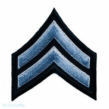 HEROS PRIDE Embroidered Patch CPL Grey on Black PR, 24GU09