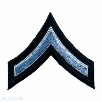 HEROS PRIDE Embrdrd Patch PFC Medium Grey on Blck PR, 24GU10