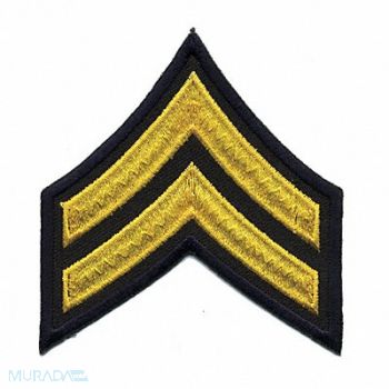HEROS PRIDE Embrdrd Patch CPL Gold/Midnight Navy PR, 24GU12