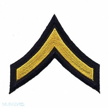 HEROS PRIDE Embrdrd Patch PFC Gold/Midnight Navy PR, 24GU13